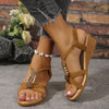 Orthopedische Zwarte Sandalen met Decor - Helena