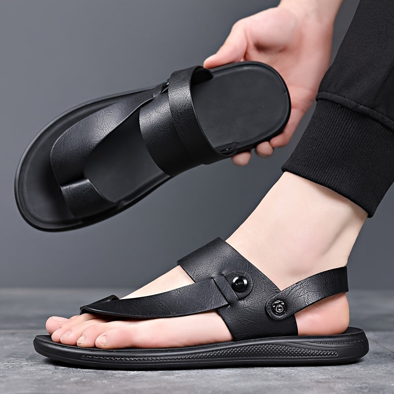 Orthopedische Zwarte Casual Sandalen - Lucas