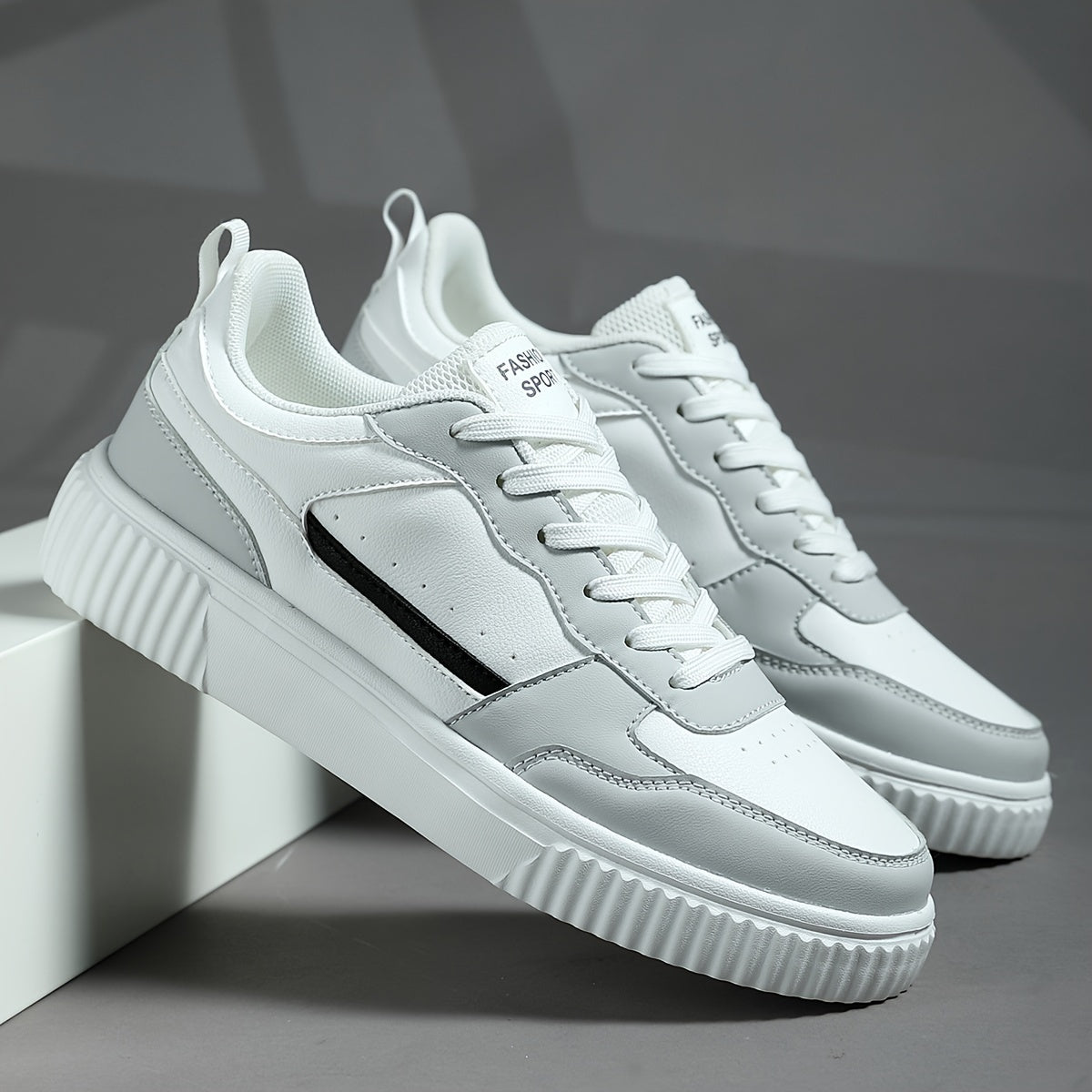 Orthopedische Zwart-Witte Sneakers - Max