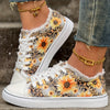 Orthopedische Sneakers met Zonnebloemmotief - Anna