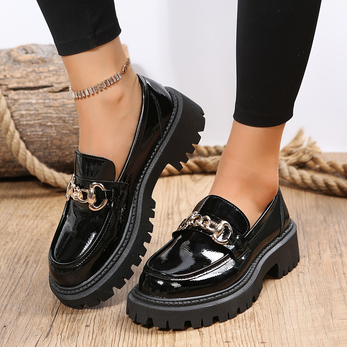 Orthopedische Zwarte Loafers - Isabella