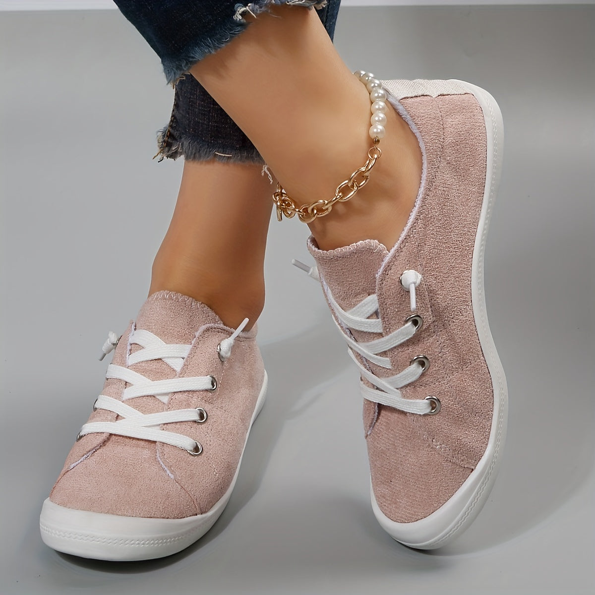 Orthopedische Beige Sneakers - Laura