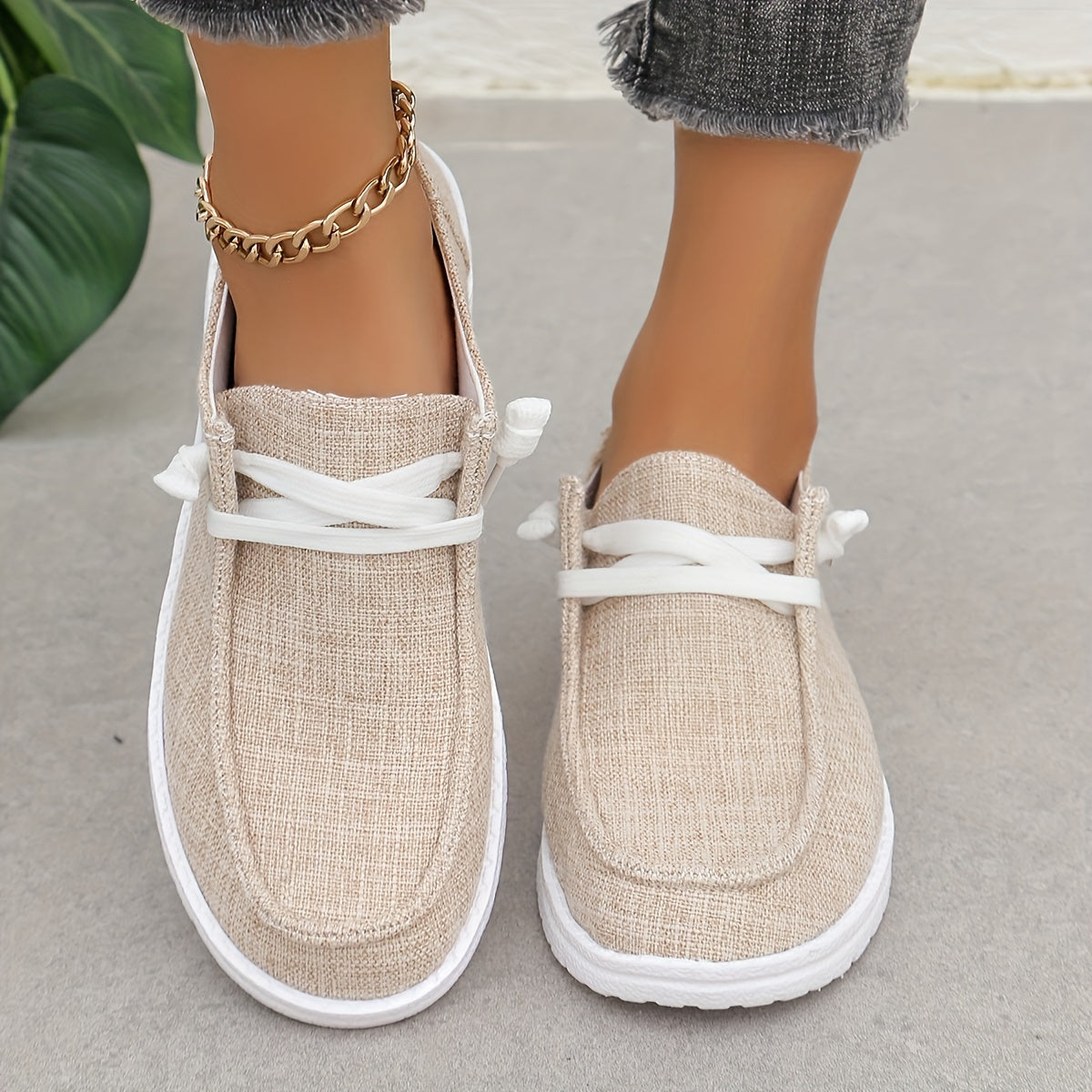 Orthopedische Beige Loafers - Julia