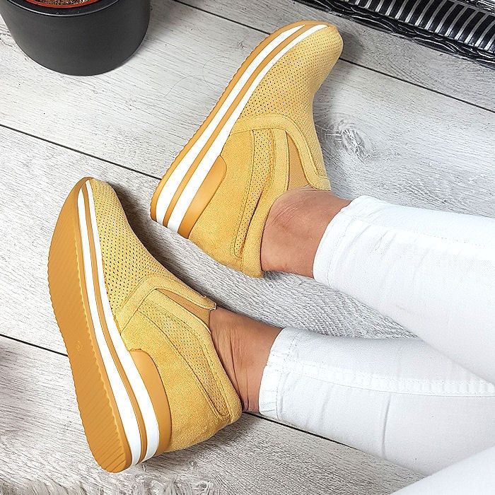 Amber - Orthopedische Gele Comfort Sneakers