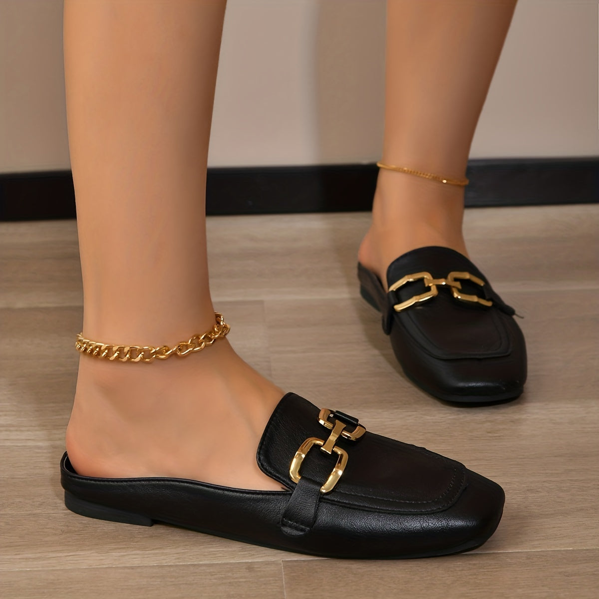 Orthopedische Zwarte Loafers - Emma