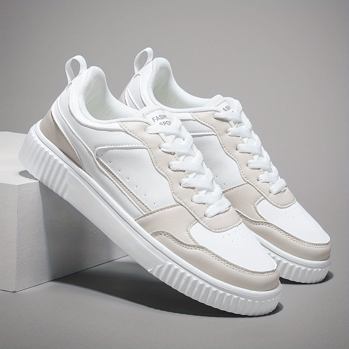 Orthopedische Zwart-Witte Sneakers - Max