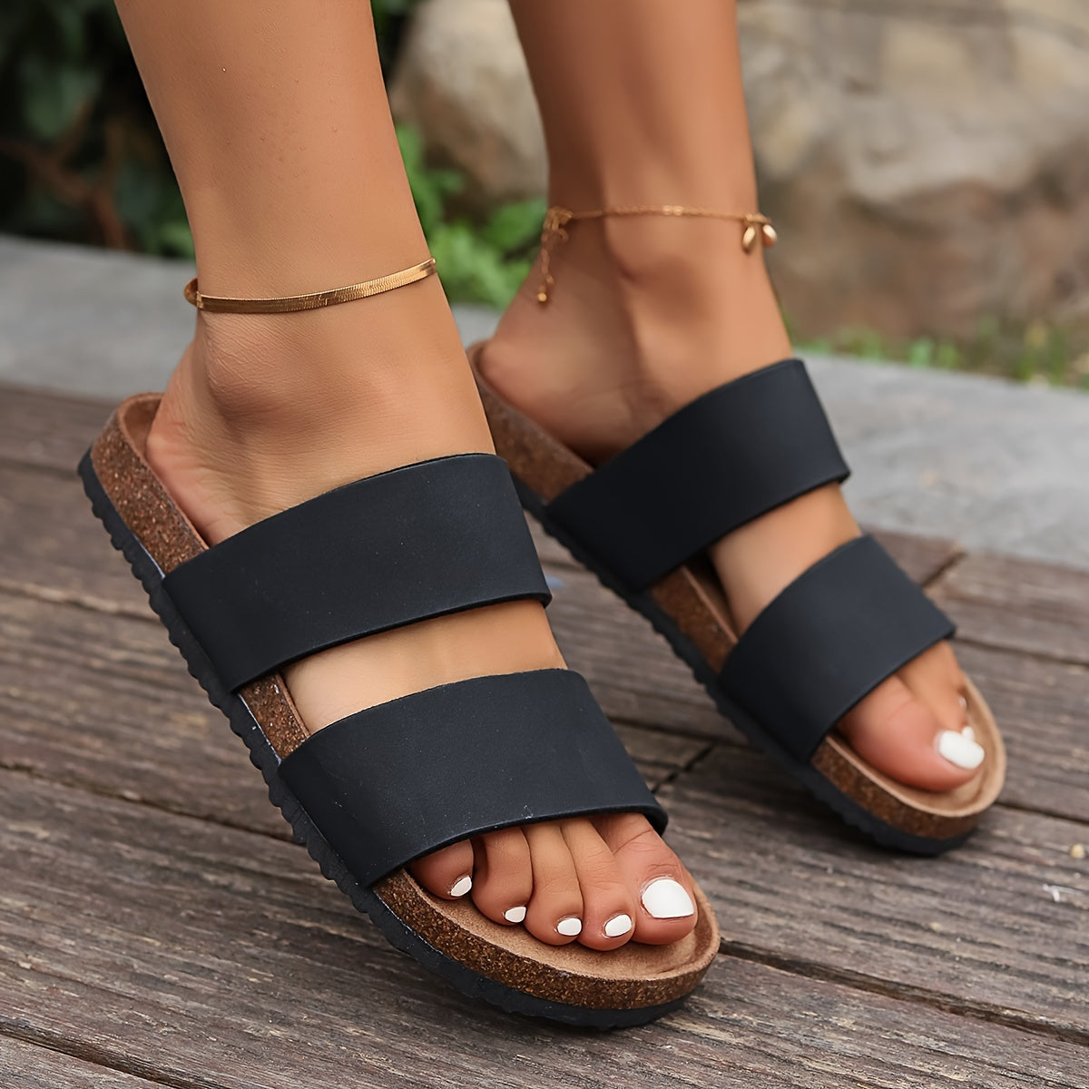 Orthopedische Elegante Zwarte Sandalen - Sara