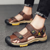 Orthopedische Donkerbruine Outdoor Sandalen - Lars