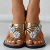 Orthopedische Gouden Slippers Kristal - Sophia