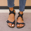 Orthopedische Zwarte Sandalen Comfort - Eva