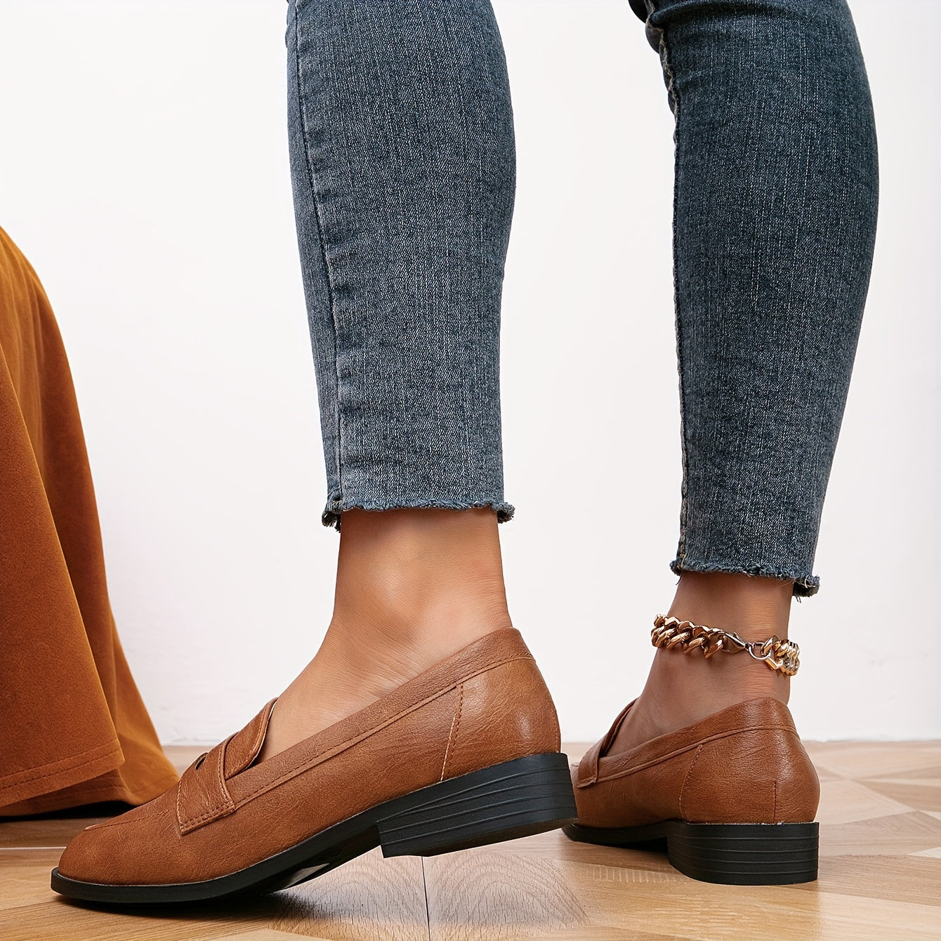 Orthopedische Bruine Loafers - Emma