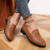 Orthopedische Bruine Loafers - Emma