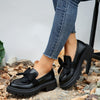 Orthopedische Zwarte Strik Loafers - Emma