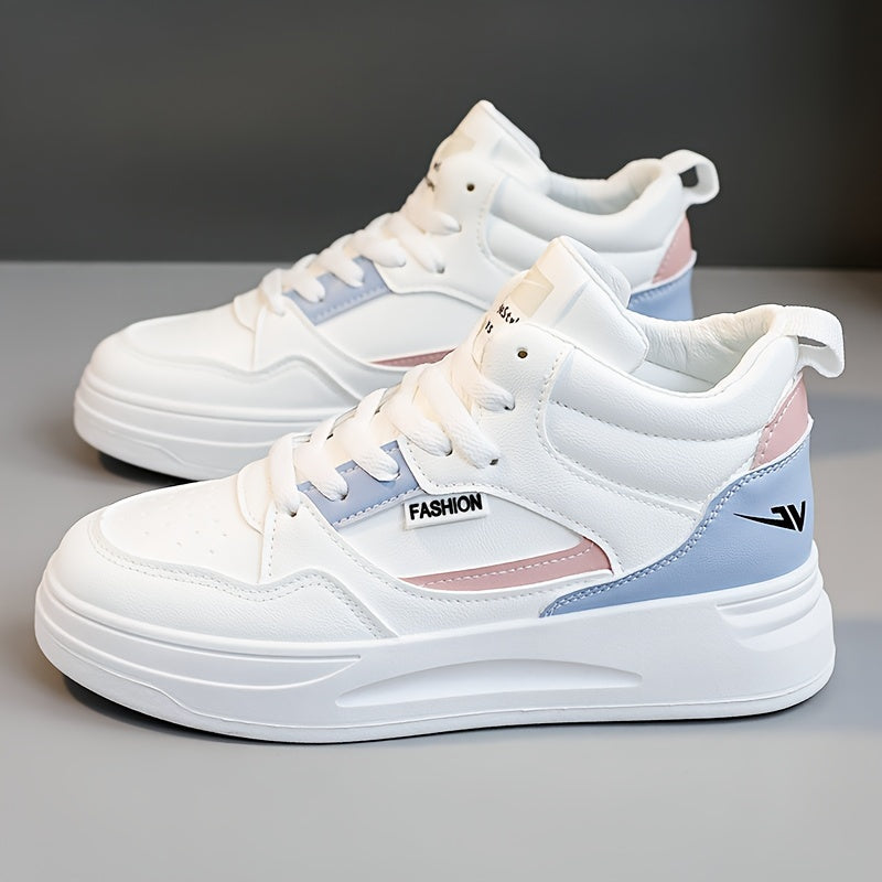 Orthopedische Sneakers Wit met Pasteltinten - Eva