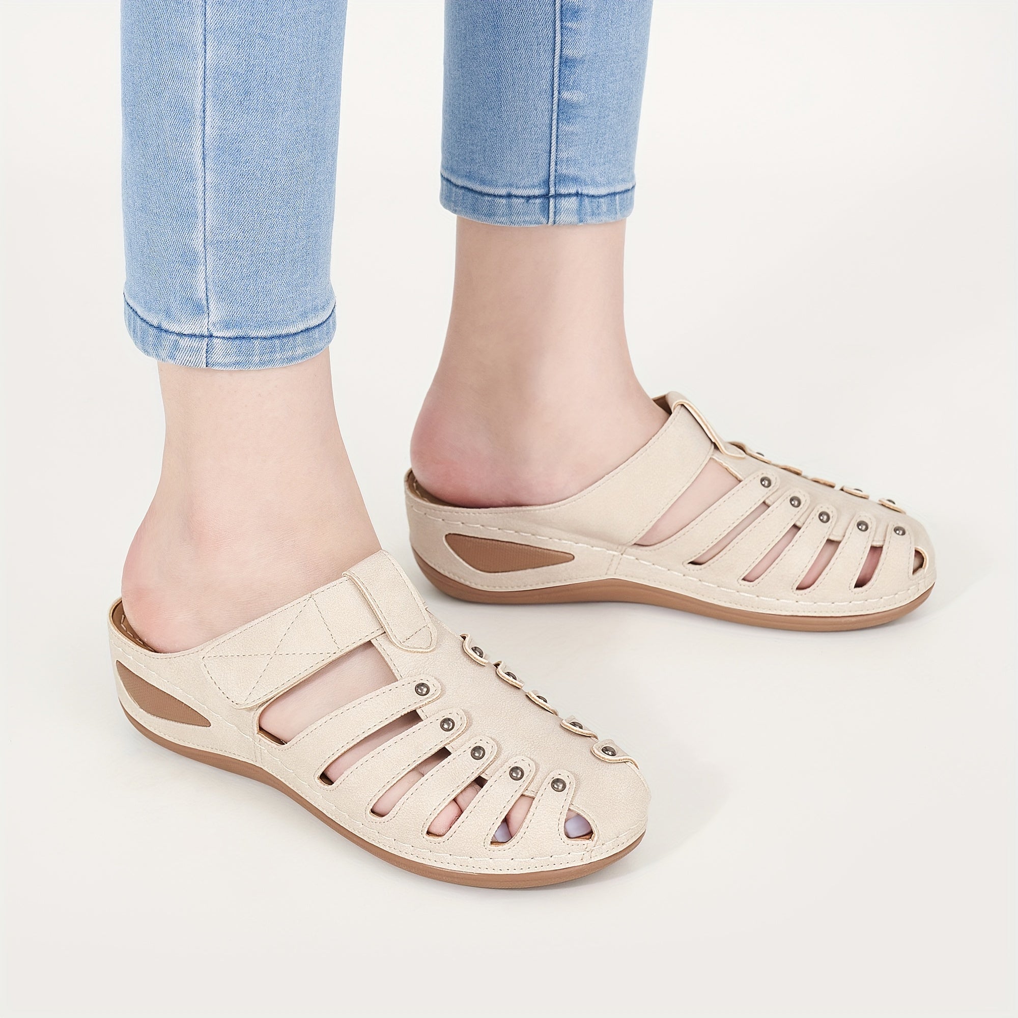 Orthopedische Massage Slippers Beige - Sandra