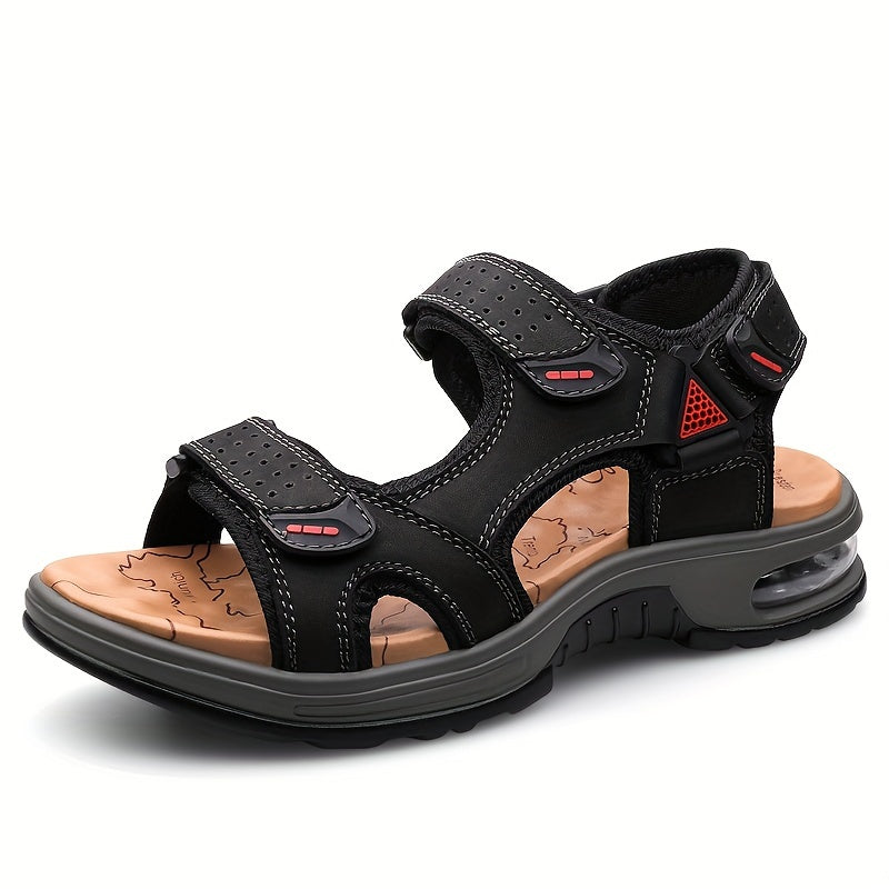 Orthopedische Zwarte Herensandalen - Tom