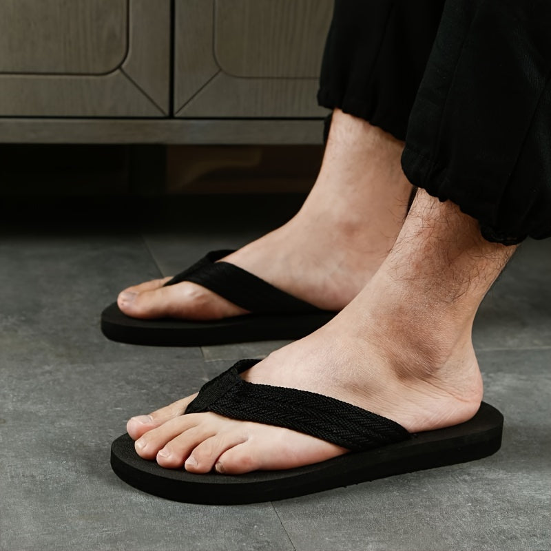 Orthopedische Zwarte Herenflipflops - Thomas