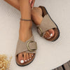 Orthopedische Chique Zwarte Slippers - Eva