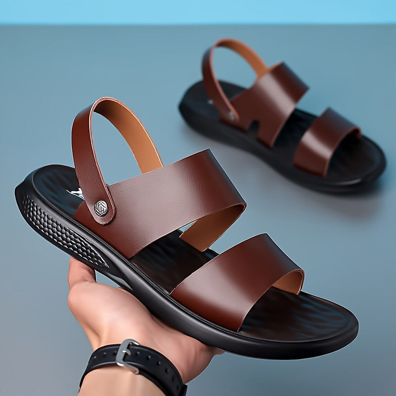 Orthopedische Trendy Zwarte Sandalen - Stefan