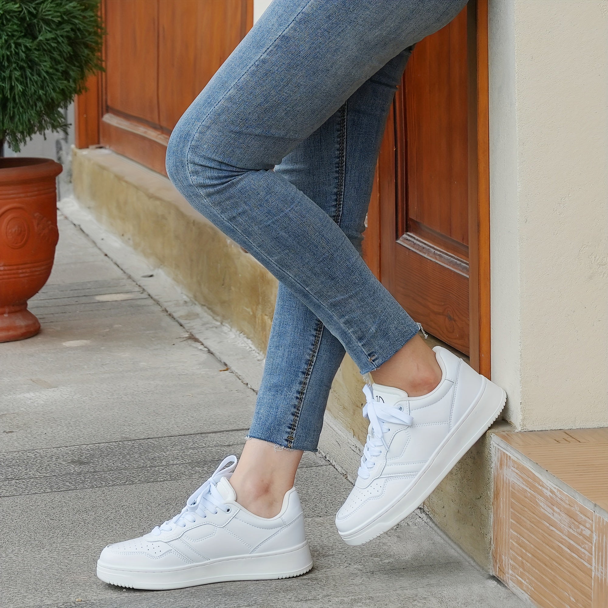 Orthopedische Witte Sneakers - Julia