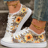 Orthopedische Sneakers met Zonnebloemmotief - Anna