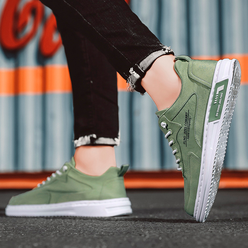 Marco - Orthopedische Groene Casual Sneakers