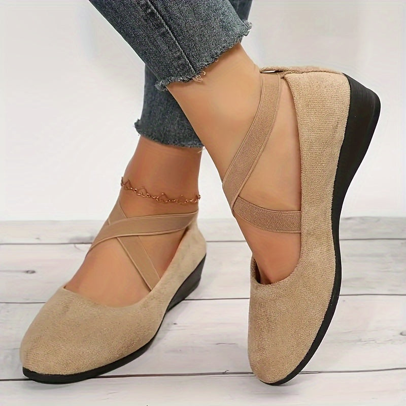 Orthopedische Zwarte Flats - Lisa