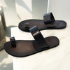 Orthopedische Zwarte Herenslippers - Lucas