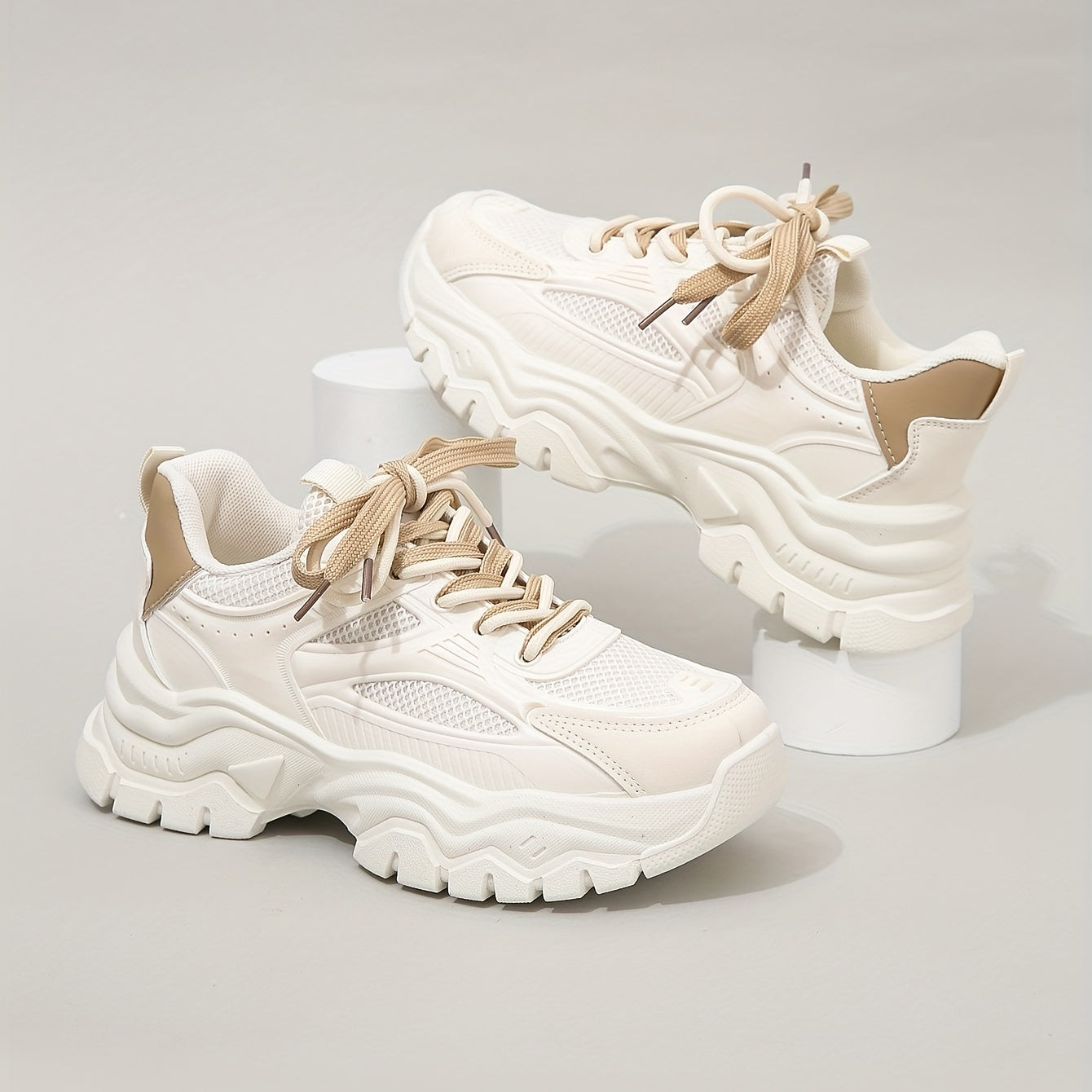 Orthopedische Beige Sneakers - Julia