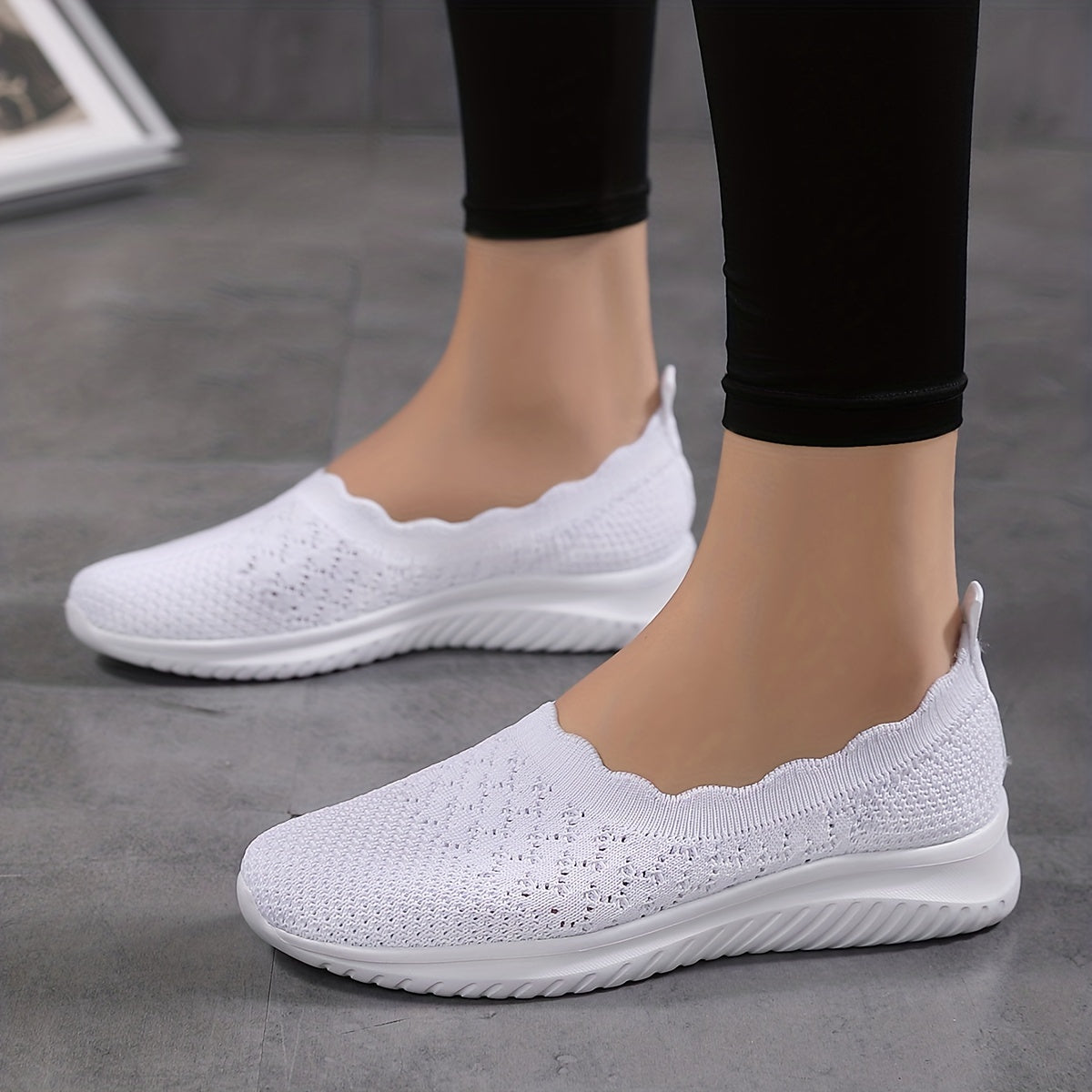 Orthopedische Lichtgewicht Witte Loafers - Sophie