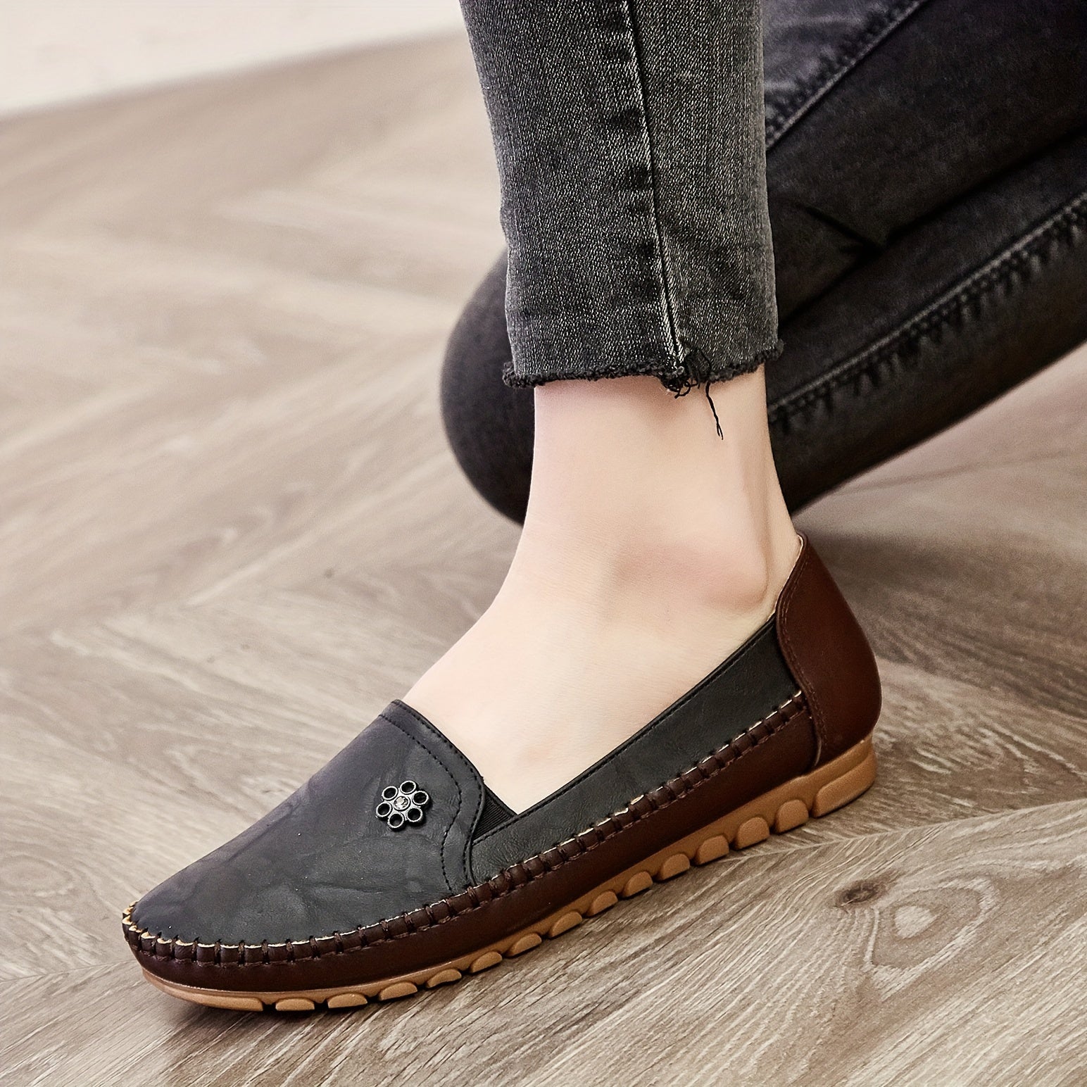 Orthopedische Zwarte Loafers - Anna