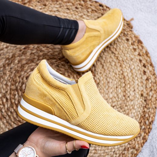 Amber - Orthopedische Gele Comfort Sneakers