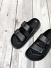 Orthopedische Zwarte Sandalen - Tom