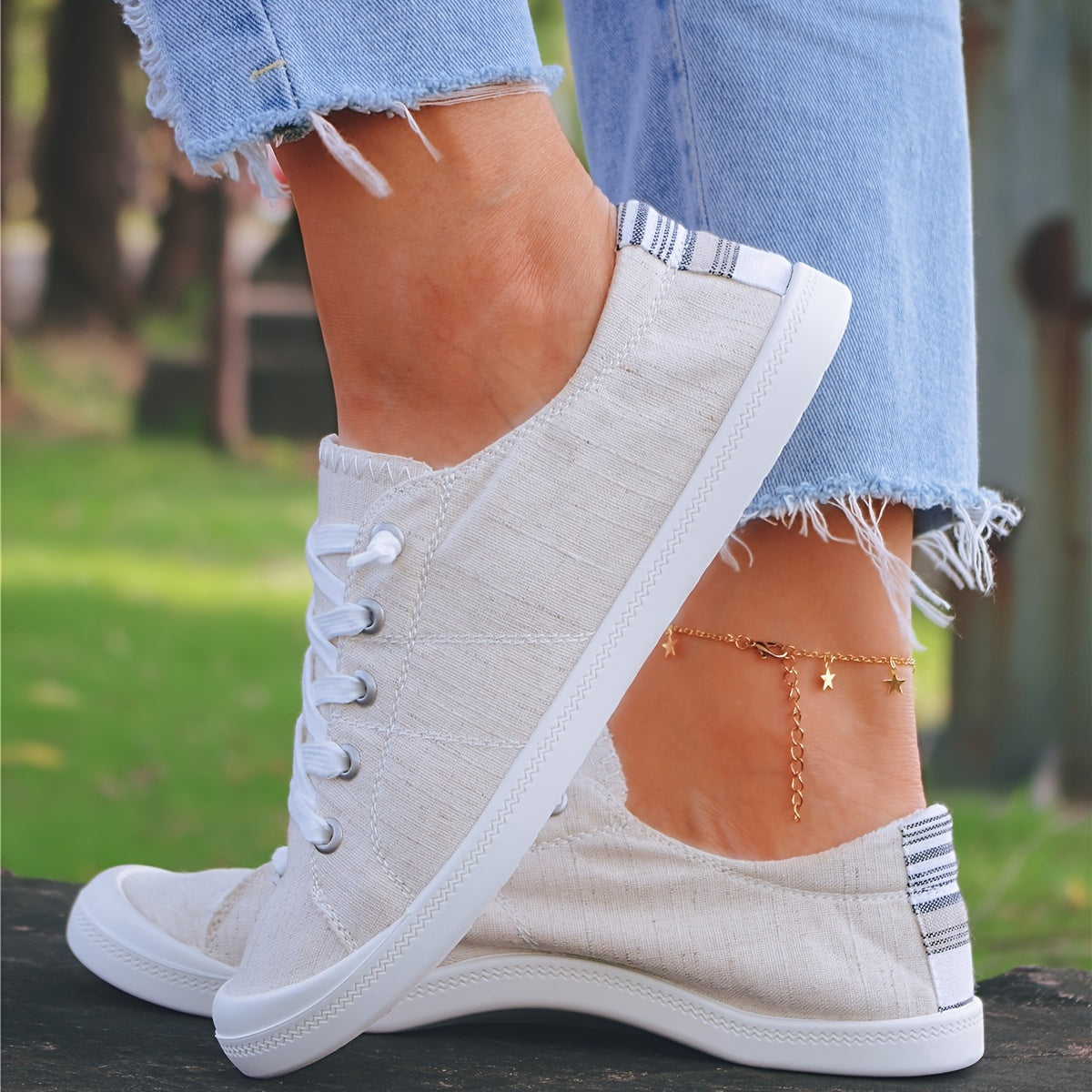 Orthopedische Beige Sneakers - Emma