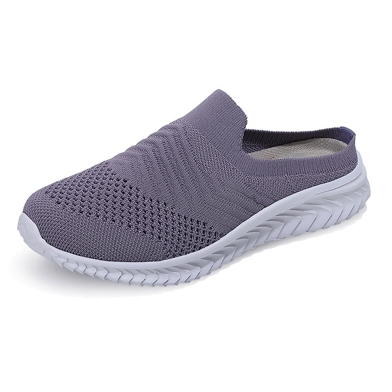 Orthopedische Ademende Zwarte Sneakers - Lisa