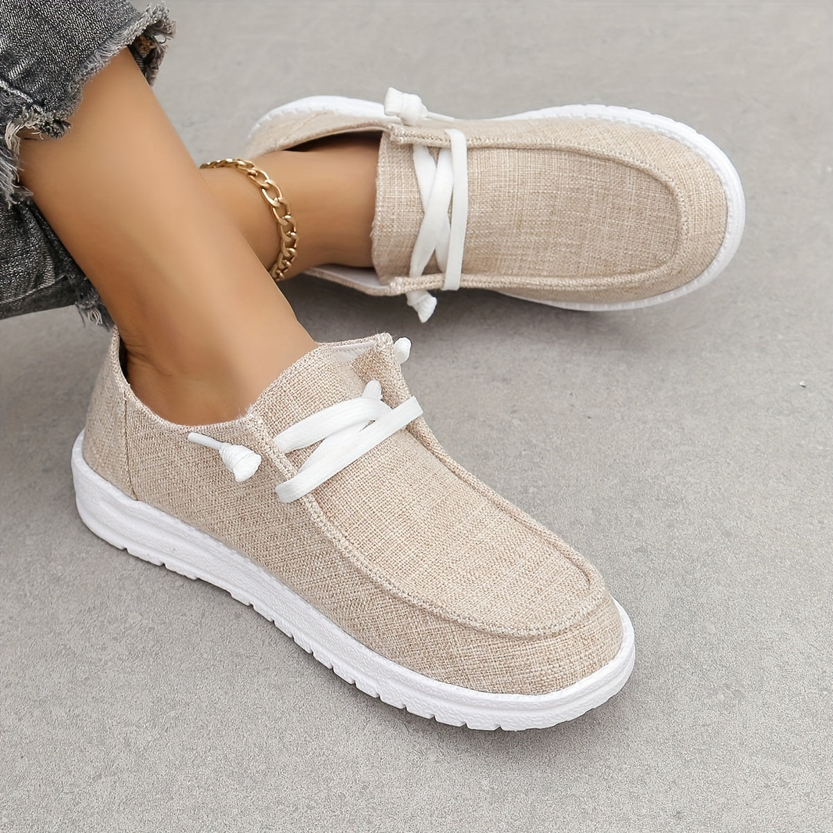 Orthopedische Beige Loafers - Julia