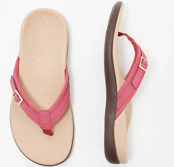 Zoey - Orthopedische Roze Teenslippers