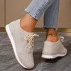 Orthopedische Beige Sneakers – Linda