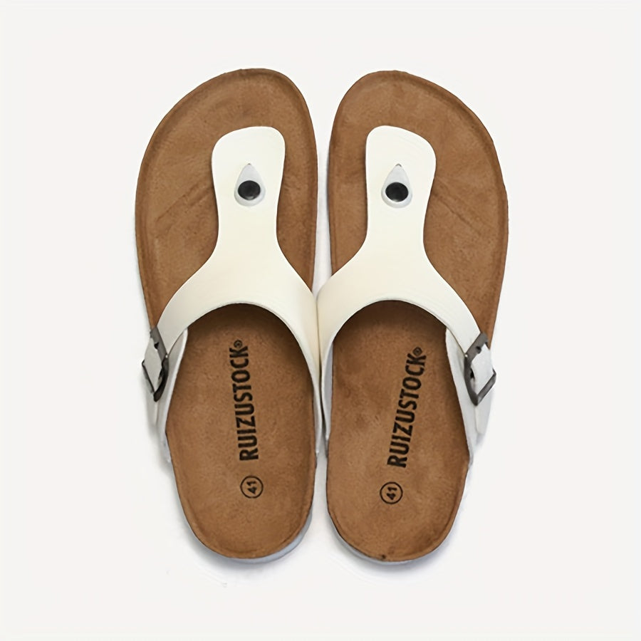 Orthopedische Comfortabele Witte Slippers - Thomas