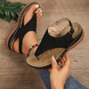 Orthopedische Zwarte Comfort Sandalen - Laura