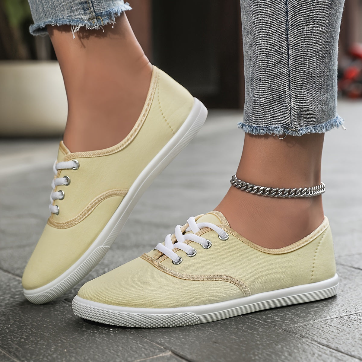 Orthopedische Beige Sneakers - Emma