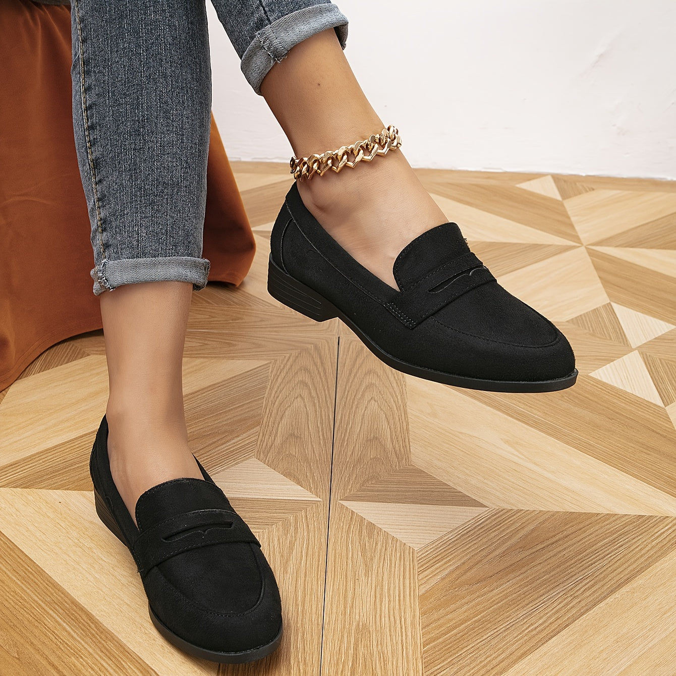 Orthopedische Zwarte Loafers - Lisa