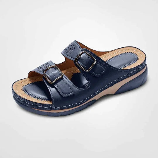 Lara - Orthopedische Comfortabele Blauwe Sandalen