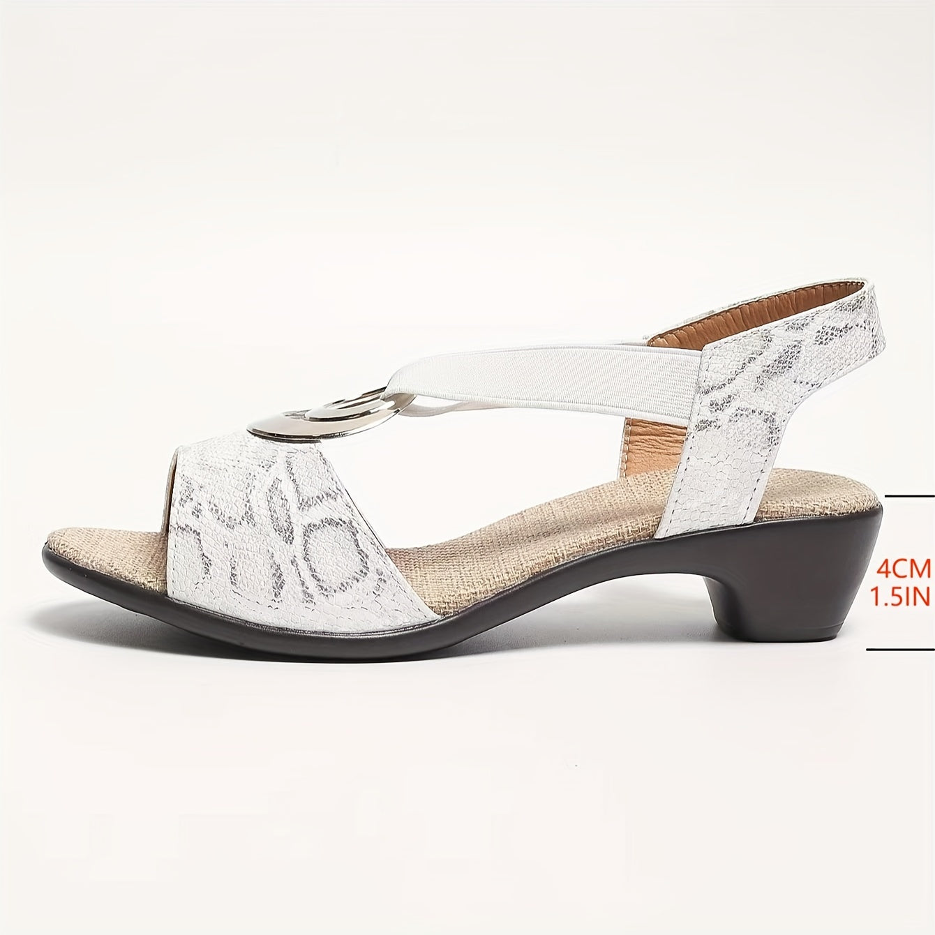 Orthopedische Elegante Witte Sandalen - Anneke