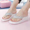 Orthopedische Witte Strass Slippers - Helena