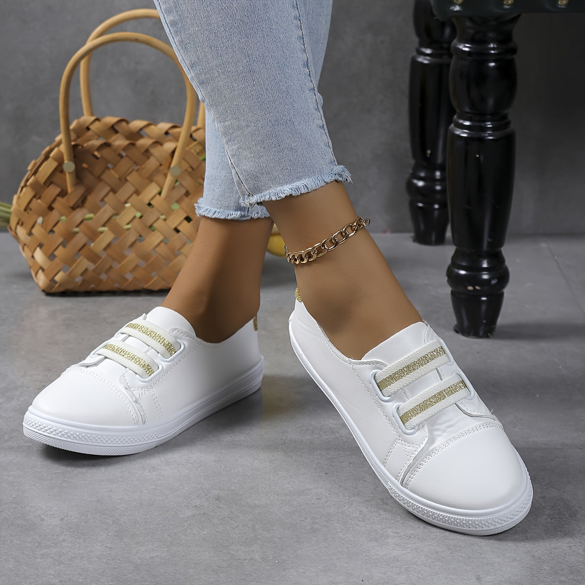 Orthopedische Witte Sneakers - Laura