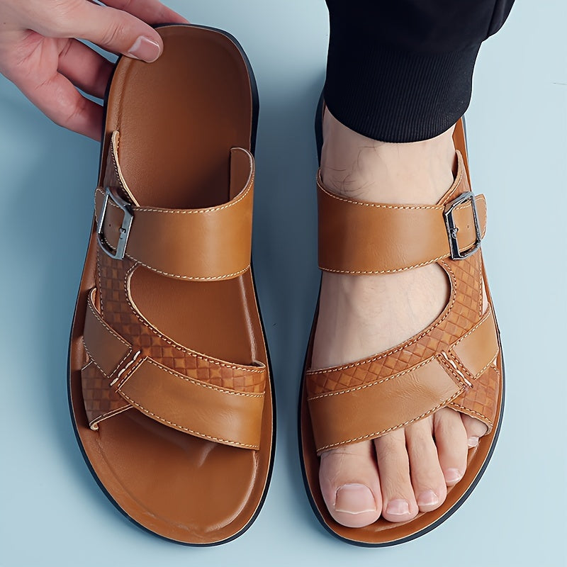 Orthopedische Bruine Slipper - Lucas