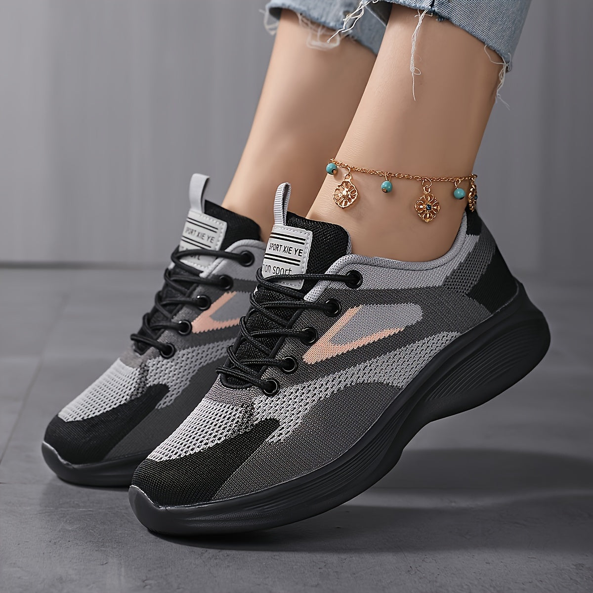 Orthopedische Lichtgroene Sneakers - Julia