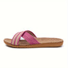 Orthopedische Roze Streep Sandalen - Eva