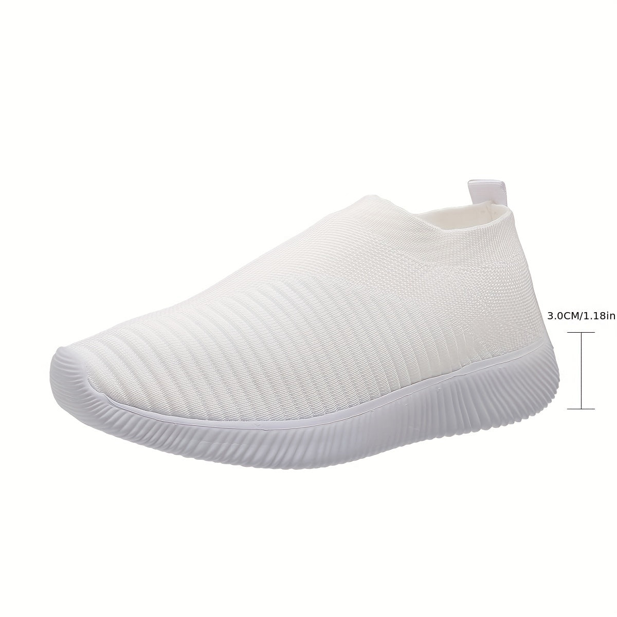 Orthopedische Witte Slip-On Sneakers - Lisa